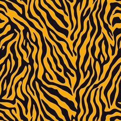Vibrant Tiger Print Fabric by the Yard Showcasing Bold Patterns and Rich Colors for Custom Design Projects