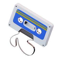 3D Illustration Cassette
