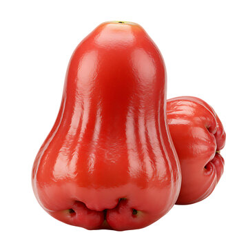 Buy fresh rose apples online order delicious wax jambu fruit for sale exotic tropical fruit delivery on transparent background