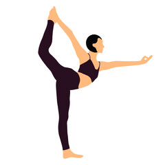 Fototapeta premium Woman doing yoga 