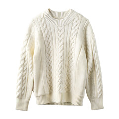 Fototapeta premium gray sweater isolated on white