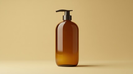 Amber glass pump bottle (3)