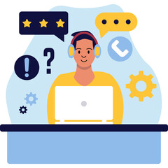 Customer Service Illustration