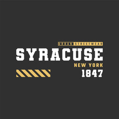 Syracuse New York Urban Streetwear