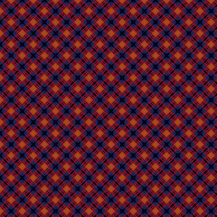Seamless Geometric Pattern Design Red Orange Blue Textile Fabric Background Style Print Lines Repeat