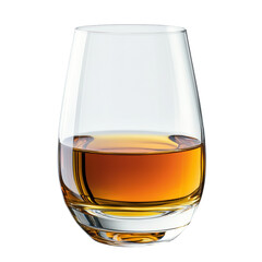 Elegant Glass of Whiskey on a Black Background