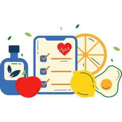 Nutrition Day Illustration