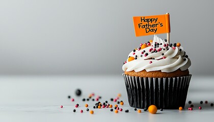 Festive Father's Day cupcake