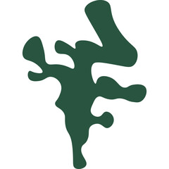 Abstract Leaves Shape