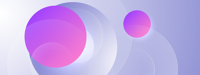 Digital abstract illustration of two circles with white lines inside. Suitable for technology backgrounds, web designs, and futuristic concepts.