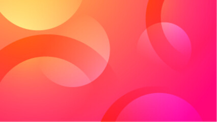 Pink and orange abstract background with overlapping circles suitable for design projects, presentations, social media, and digital art creations.