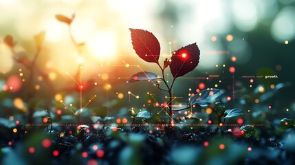 Digital growth new life connectivity network