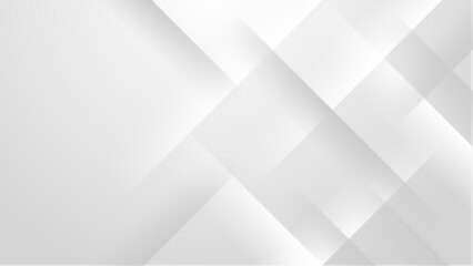 White geometric abstract background suitable for presentations, web design, or digital art projects with a modern and clean aesthetic.