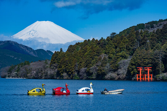 富士山と湖 fujisan lake