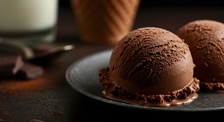 Delicious Chocolate Ice Cream Scoops: Creamy, Decadent Dessert Recipe