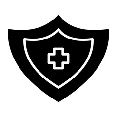 Obraz premium shield simple icon