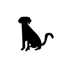 dog silhouette icon