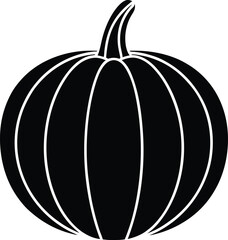 pumpkin vegetable icon vector isolated on white 