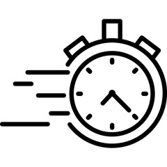 Timer Line Icon