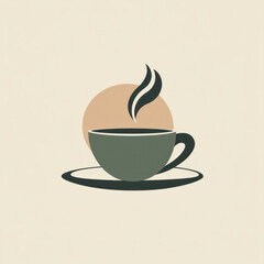 cup of coffee, logo