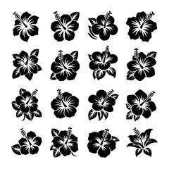 Fototapeta premium Black and white floral and butterfly seamless pattern design for decoration and art