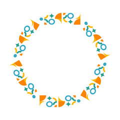 Geometric Modern Frame Shape