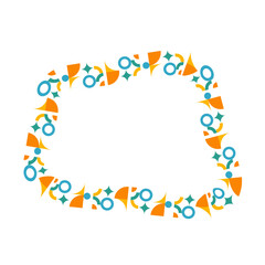 Geometric Modern Frame Shape