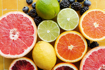 close up image of vibrant fruit