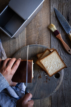 Sliced Bread made in Pullman Loaf Pan