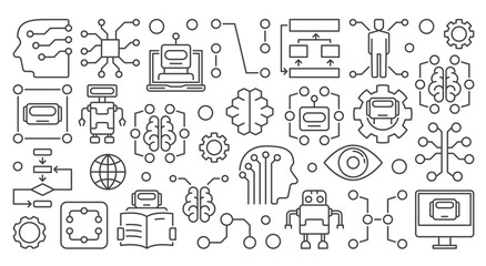 AI icons showcase technological progress