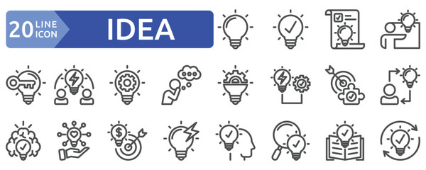 idea icon sheet