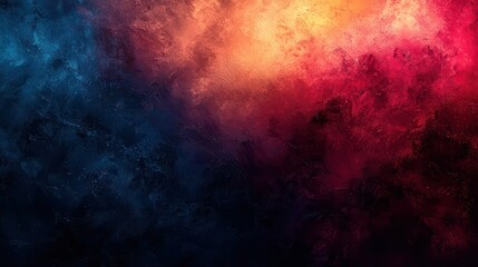 Fototapeta premium Abstract blend of vibrant colors, creating a dynamic, dramatic effect