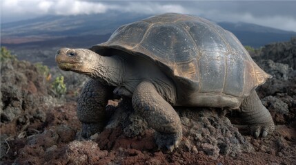 Galapagos Giant Tortoise: Ancient Wanderer of the Volcanic Isles