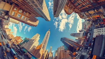 Urban Skyscrapers,  New York City