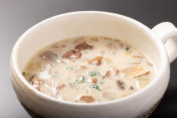 ポルチーニ茸のスープ