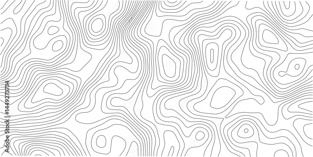 Aufkleber Topographic map background. Grid map. Vector illustration .Creative design with textured Background of geographic grid for hiking and mountain sport. Vector illustration. paper texture design . 
