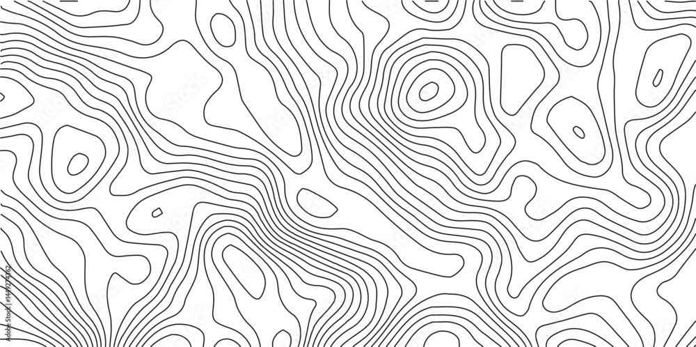 Aufkleber abstract topographic contours map background .topographic background and texture, monochrome image. 