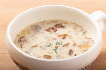 ポルチーニ茸のスープ