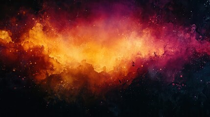 Naklejka premium Abstract cosmic nebula (44)