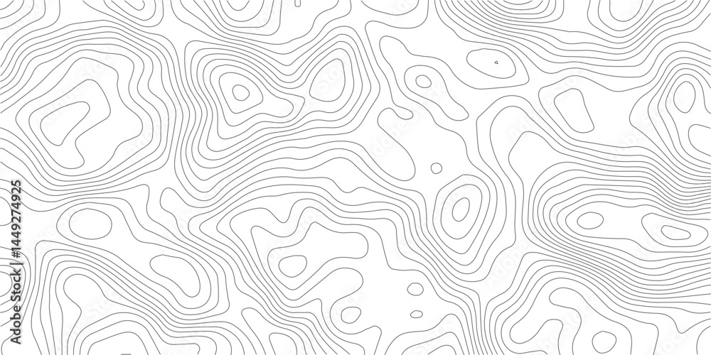 Aufkleber abstract topographic contours map background .topographic background and texture, monochrome image. 