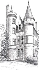 castle in the city of brussels