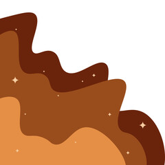 Abstract Wavy Corner
