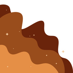 Abstract Wavy Corner