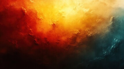 Fototapeta premium Abstract fiery and smoky cloudscape (3)