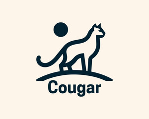 Stylish Cougar Logo for Nature Brand