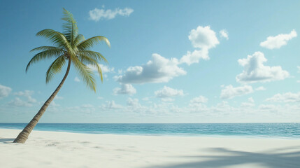 Fototapeta premium Sunny ocean view from tropical coastline