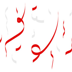 Indonesian Flag Confetti