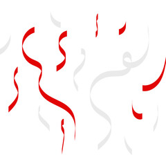 Indonesian Flag Confetti