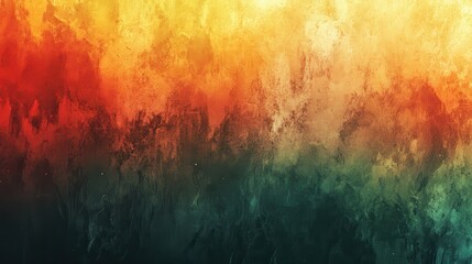 Fototapeta premium Abstract fiery landscape (40)