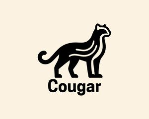 Premium Wild Cougar Logo with Strong Identity